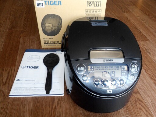 Tiger IHジャー炊飯器JPW-S100　数回使用で新しいです