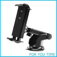 1週間使用 Catland タブレット車載ホルダー スマホホルダー オートホールド式 ダッシュボード フロントガラス ゲル 吸盤式 強力粘着 自由調節 伸縮アーム シリコン スマホ 車用 タブレットホルダー スタンド ステント 5-11インチ 多機種対応の画像