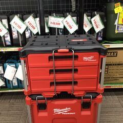 【エコツール笠寺店】Milwaukee ２段キャリー式ツールボックス　PACKOUT【愛知県/名古屋市/笠寺/工具】
