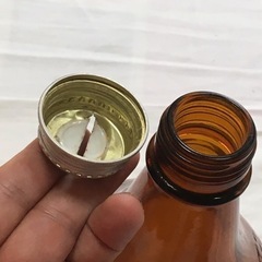 ビール瓶　特大びん1957ml　フタ付きの画像