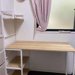 美品デスクとIKEAのイス