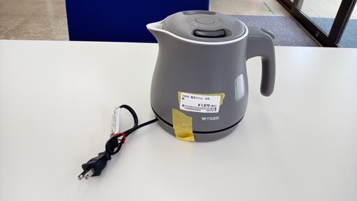 ★ジモティ割あり★ TIGER 電気ケトル 0.6L 19年製 動作確認／クリーニング済み TJ5114