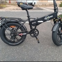 Deepower折りたたみ式電動マウンテンバイクの画像