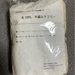毛糸　4玉説明書付きの画像