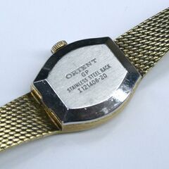 動作品 ビンテージ ORIENT 手巻式腕時計 I121406-20 cal. 12140 21石 レディース ブレスウォッチ GP 札幌市 清田区 平岡 Ｔの画像