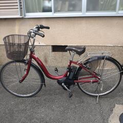 【商談中】電動アシスト自転車 ヤマハPAS Cheer(パス チア) PA26CH 26型 9.3Ahバッテリー 充電器付(X92-10)　自転車 クロスバイクの画像