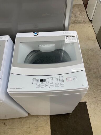 洗濯機　No.11008　ニトリ　2019年製　6kg　NTR60　【リサイクルショップどりーむ荒田店】