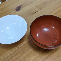 ご飯茶碗と汁椀の画像