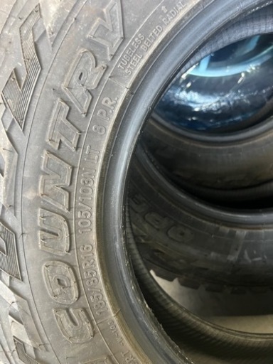 ジムニー　タイヤ　185/85R16 4本　2022年製　TOYO オープンカントリー　バリ山　ホワイトレター　オフロード　マッド