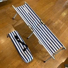 キャンパーズコレクション　山善　ベンチ　2個セットの画像