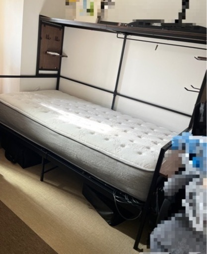 《お引取り決定》ベッドフレーム　オールインベット　日にち指定あり