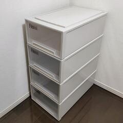 【4個セット】天馬 Fits フィッツケース ミドル 
(幅39×奥行66×高さ23cm) カプチーノの画像