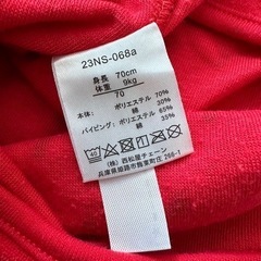 サイズ70 スイカ　コスチュームの画像