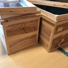 レトロな茶箱の画像