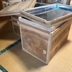 レトロな茶箱の画像