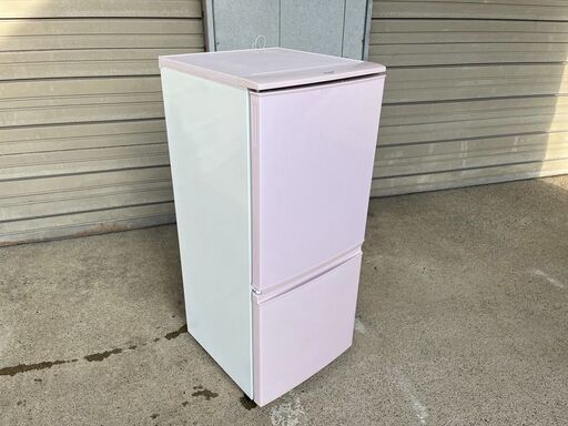 【格安】単身者向け 2ドア冷蔵庫 137L シャープ SJ-14E2-SP 2015年製 中古動作品 クリーニング済み