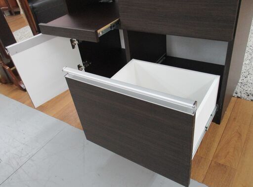R352 松田家具 キッチンボード、食器棚、幅89cm Used・美品