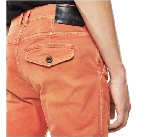 ¥58300 DIESEL オンレンジ　メンス　カーゴチノパンツ　綿98％　コットン　最高級品