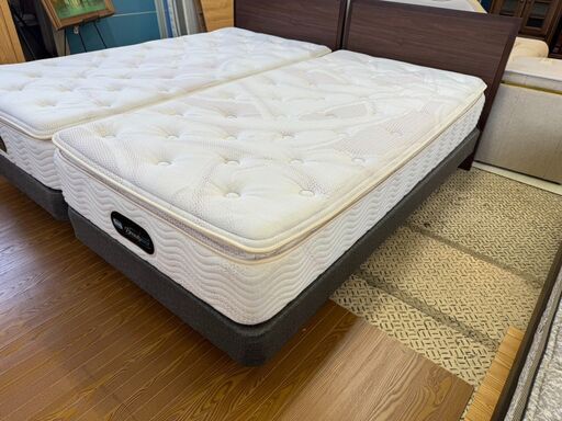 【愛品館八千代店】シモンズ　ダブルクッション　シングルベッド　④