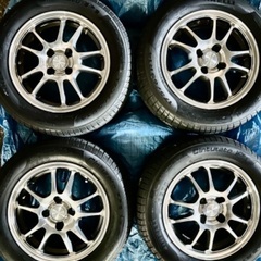 175/65R14 ピレリ チンチュラート ブリヂストン製アルミホイール エコフォルム 5.5J＋42 PCD100 4H フィット コルト  シエンタ ポルテ ヴィッツ