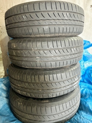 175/65R14 ピレリ チンチュラート ブリヂストン製アルミホイール エコフォルム 5.5J＋42 PCD100 4H フィット コルト  シエンタ ポルテ ヴィッツ