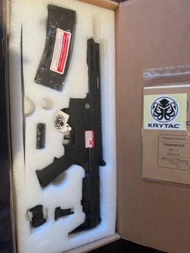 【最終値引】【配送可】電動ガン KRYTAC クライタックTRIDENT MKⅡ PDW-M
