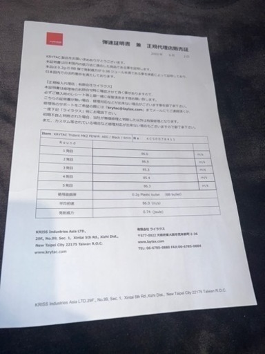 【最終値引】【配送可】電動ガン KRYTAC クライタックTRIDENT MKⅡ PDW-M