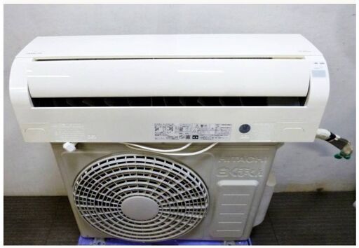日立　エアコン　RAS-AJ28G(W)　動作良好　2.8kw　主に10畳～用　白くまくん　単相100V　HIATCHI