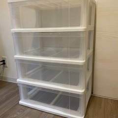 【取引確定しました！】4段収納ケースの画像