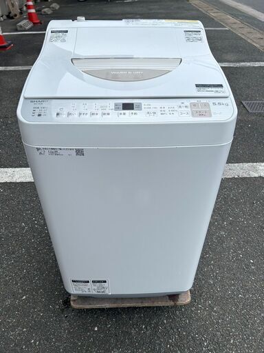洗濯機 シャープ ES-TX5B 2018年 5.5kgせんたくき 自社配送時代引き可※現金、クレジット、スマホ決済対応※【3ヶ月保証★送料に設置込】