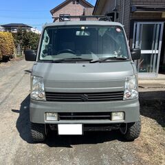 【車検たっぷり】リフトアップ/エブリィワゴン/4WD/エンジン＆ミッション載せ替え/の画像