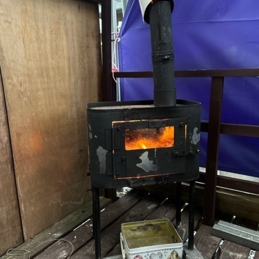 小型薪ストーブ自作！！