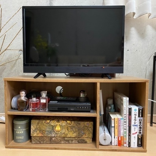 24型テレビ、テレビ台のセット