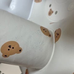 ベビーチェア（くま柄）　バスチェア　お風呂チェアの画像