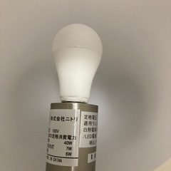 ニトリ　ボールランプ　ガラス　お月さま　間接照明の画像