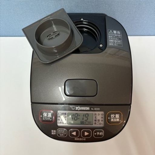 I332 ? 2021年製♪ ZOJIRUSHI 炊飯ジャー 3合炊き ⭐動作確認済 ⭐ クリーニング済