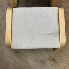 k0402601 IKEA チェア 家具 リビングルーム リクライニングチェア リラックス ロッキングチェア 引取り限定 宮城県 現状品 中古品　椅子 の画像