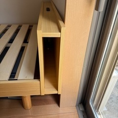 【美品】家具 ベッド シングルベッドの画像