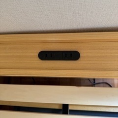 【美品】家具 ベッド シングルベッドの画像