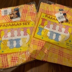 【新品未使用品】2SETチップとデール大人用パジャマ