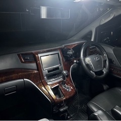 TOYOTA ヴェルファイア20系後期ナビフルセグETCドラレコサンルーフ後席モニターの画像