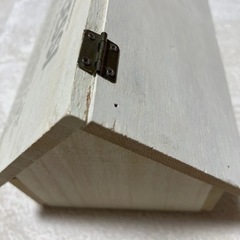 アンティーク　インテリア　木箱　テッシュ箱の画像