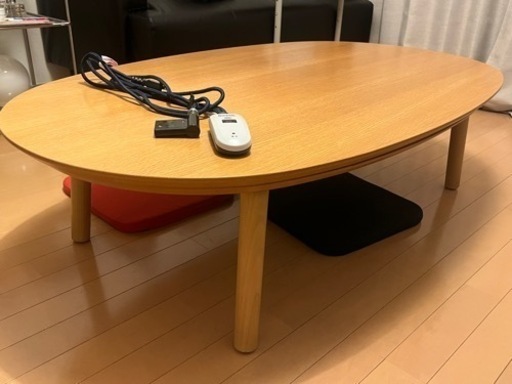 無印良品　円形　こたつ　テーブル　