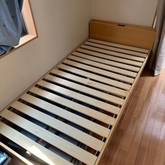 【美品】家具 ベッド シングルベッドの画像