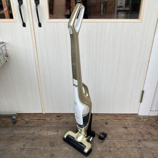 AQUA 2in1サイクロン式コードレス掃除機 AXELCLEAN（ゴールド）AQC-LX1F（2022年製）