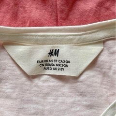  新品未使用  HM  2~3歳  女の子服セット　2点の画像