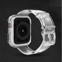 類似品 バンド アップルウォッチクリア チェーン クリアバンドの画像