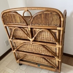 チェスト 籐家具の画像