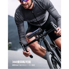 未使用❣️ 片手操作 自転車 スマホ ホルダー スタンド 簡単取付の画像