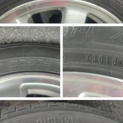 ダイハツ タント(CBA−L350S)純正14㌅アルミホイールとサマータイヤ(DUNLOP DIGI-TYRE EC202)の4本セットの画像